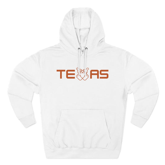 Texas Three-Panel Fleece Hoodie, Comfy Texas Sweatshirt, Cozy Hoodie for Fans, Gift for Texans, Stylish Casualwear