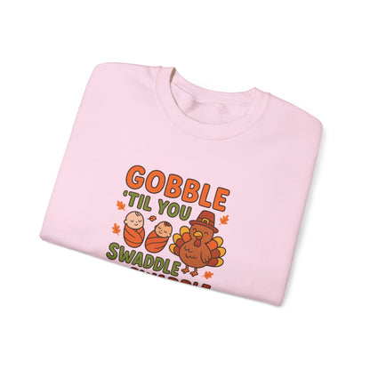 Thanksgiving NICU Sweater: Gobble 'Til You Swaddle