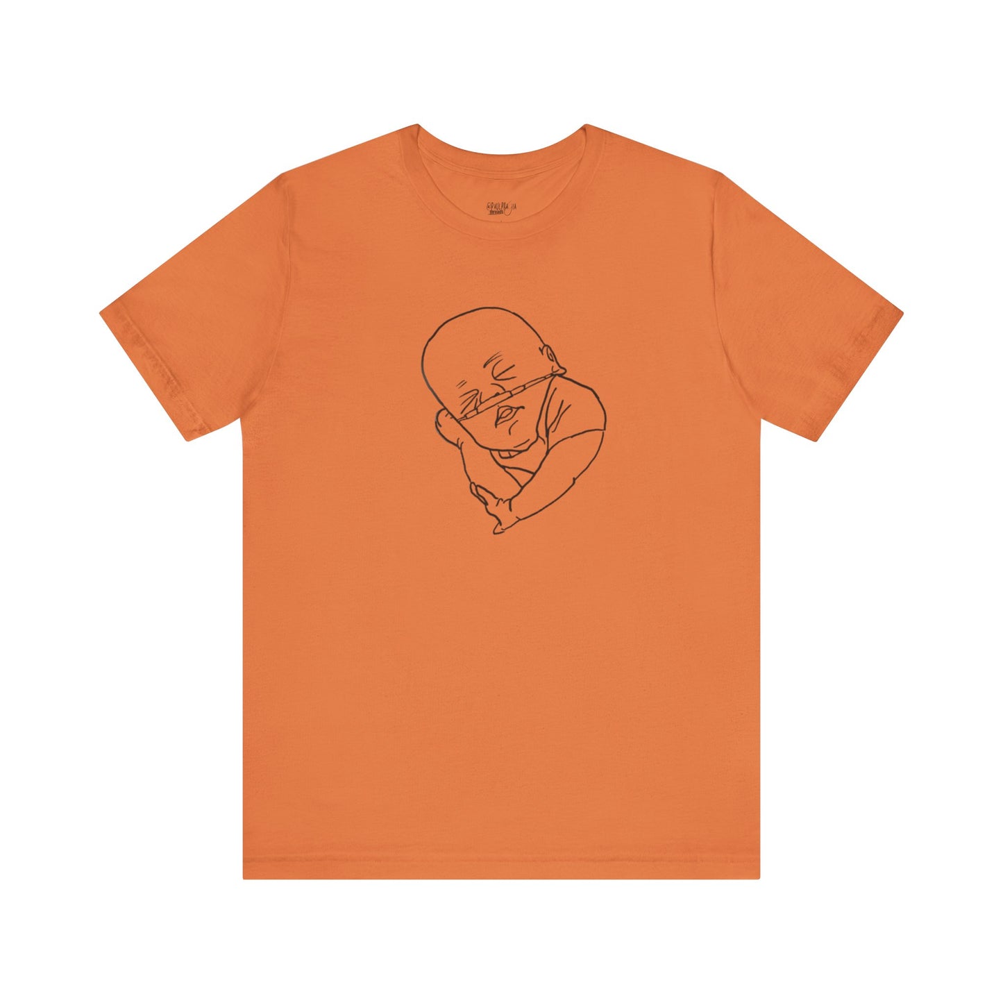 T-Shirt Hand-Drawn Preemie with O2 Support for NICU Awareness