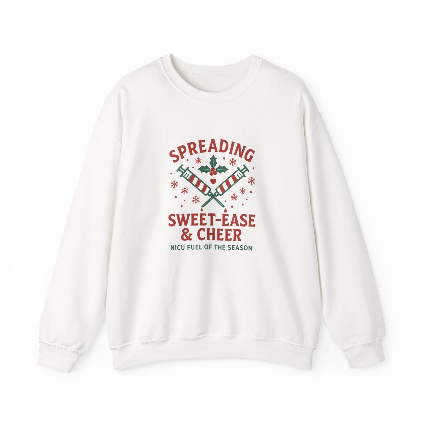 Holiday Cheer Unisex Sweater- Spreading Sweet-Ease & Cheer