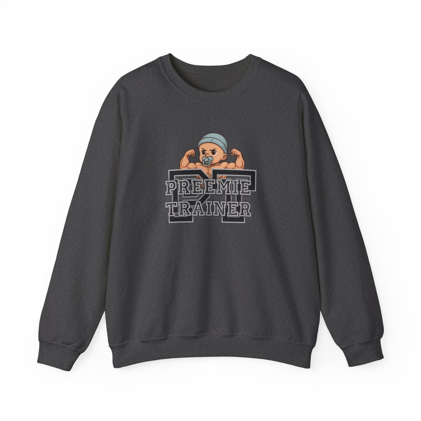 PT Preemie Trainer Crewneck Sweatshirt - Buff Baby