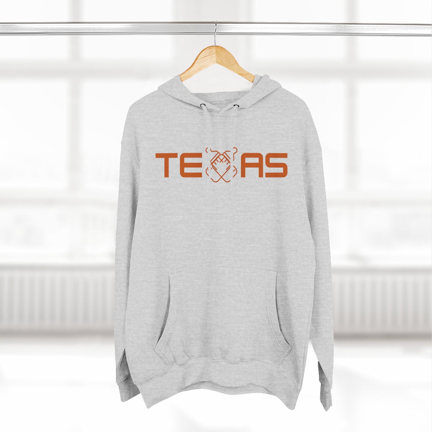 Texas Three-Panel Fleece Hoodie, Comfy Texas Sweatshirt, Cozy Hoodie for Fans, Gift for Texans, Stylish Casualwear